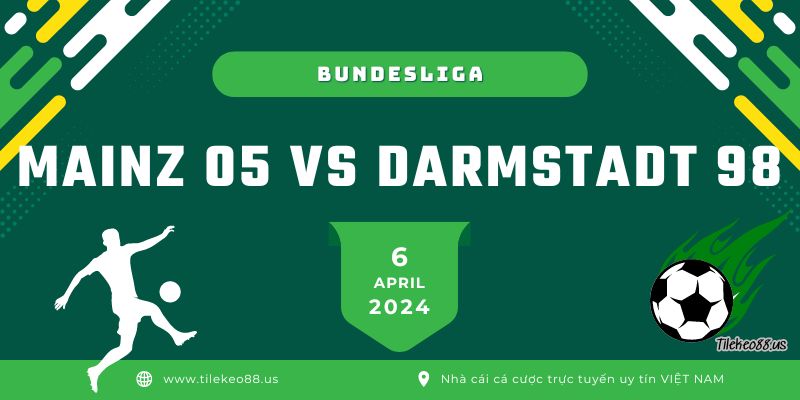 Soi kèo Mainz 05 vs Darmstadt 98 ngày 6 tháng 4